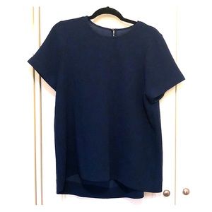 Madewell Blue Tailored Tee (L)